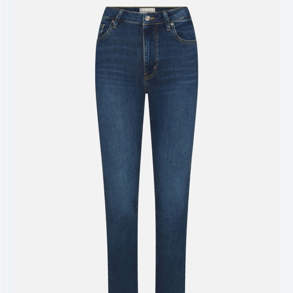 Frame le skinny SUPER STRETCH DENIM | HIGH RISE
SKINNY | ANKLE LENGTH